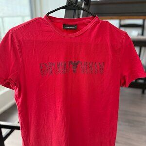 Emporio Armani Red T-Shirt